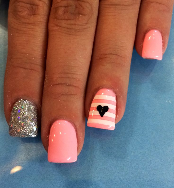 Coral Gel Nail Designs