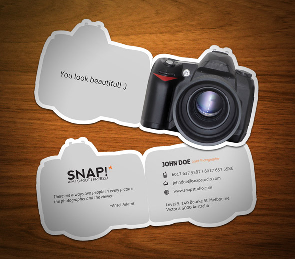 Creative Photography Business Cards
