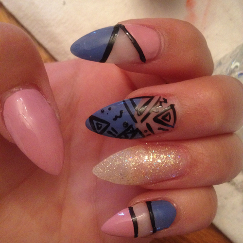 Cute Stiletto Nails Tumblr