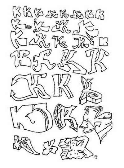Different Style Bubble Letters Different Style Bubble Letters