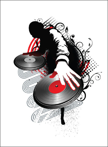 DJ Logo Design PSD