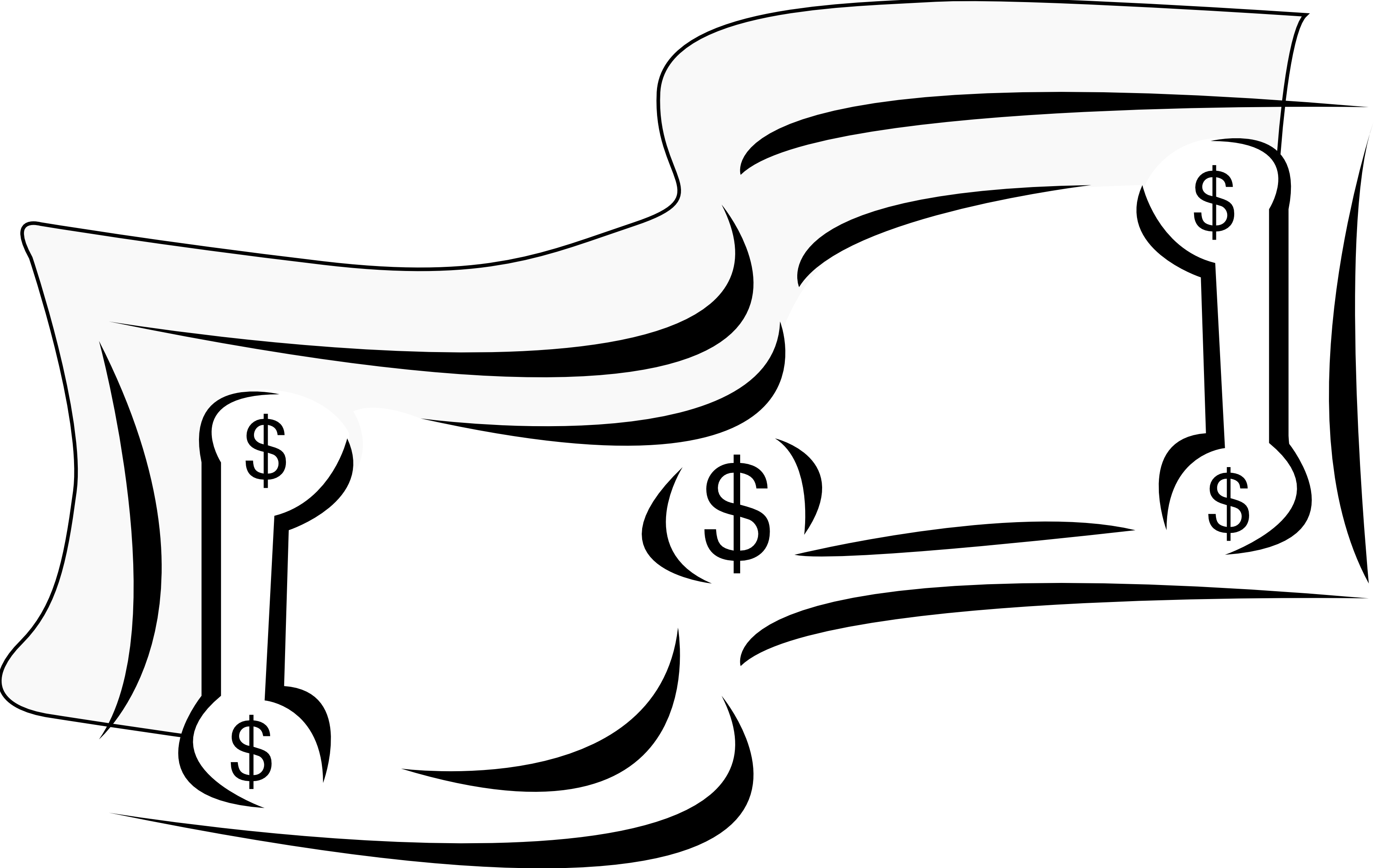 Dollar Sign Clip Art Black and White