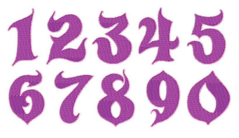 Fancy Number Fonts