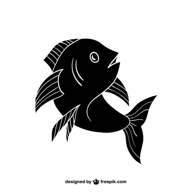 Fish Silhouette Vector Free