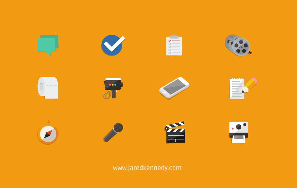 Flat Icons Vector Free