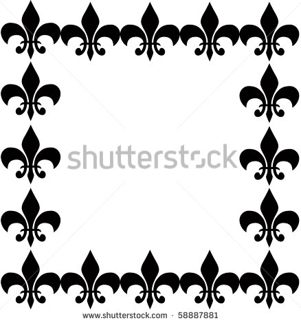 Fleur De Lis Border Clip Art