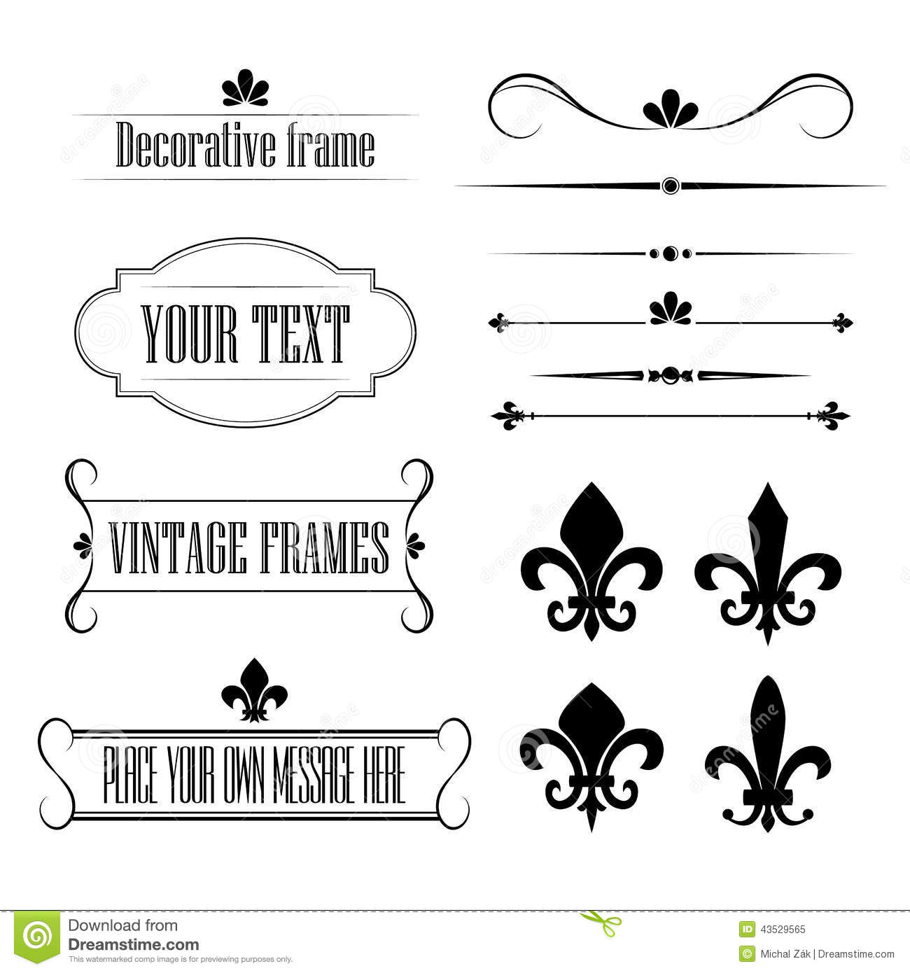 Fleur De Lis Flourish