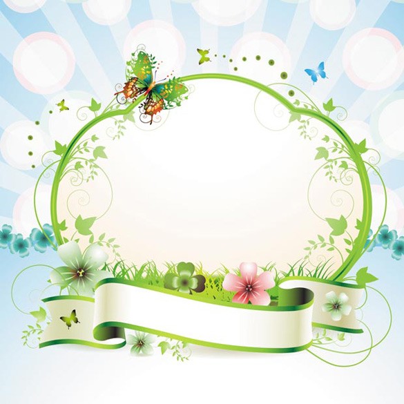 Flower Vector Floral Frame Flower Vector Floral Frame