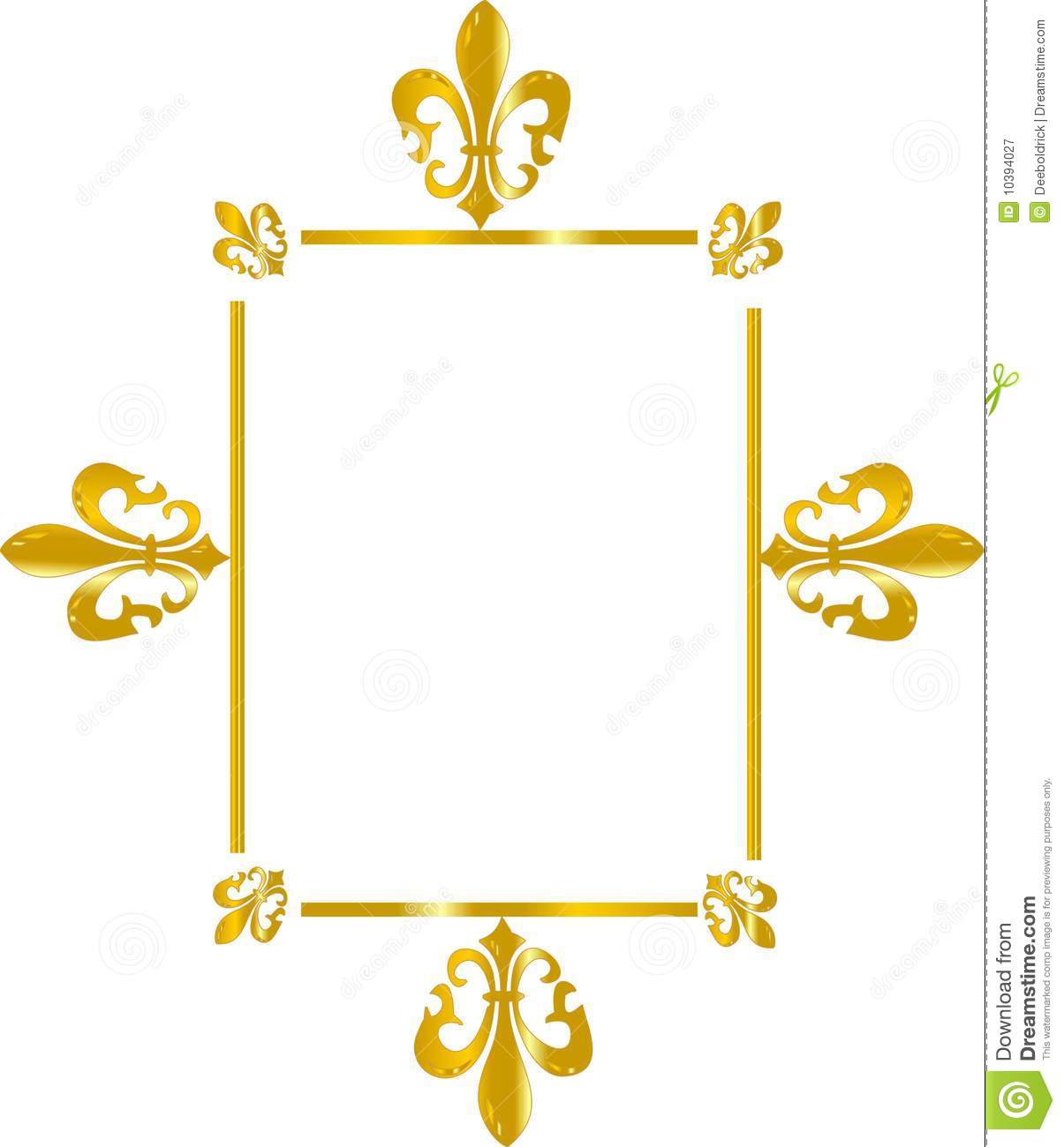 Frame Fleur-De-Lis