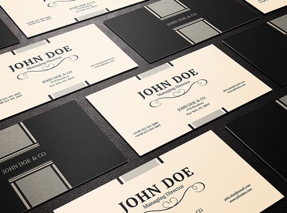 Free Business Card PSD Template