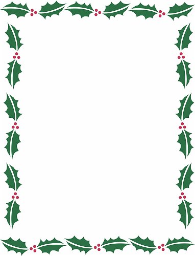 Free Christmas Borders Microsoft Word