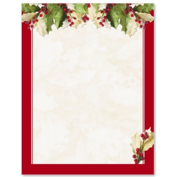 Free Christmas Paper Border Templates