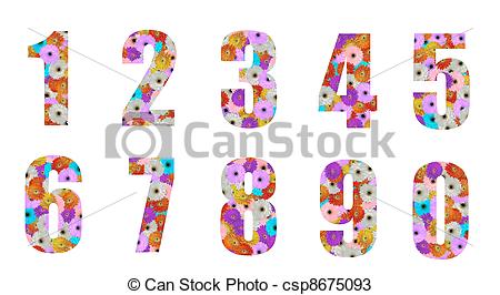 Free Clip Art Number Fonts