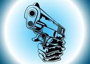 Free Clip Art Pointing Gun