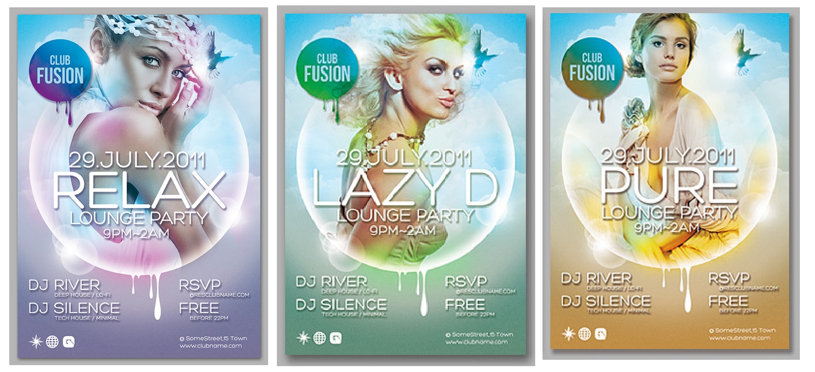 Free Event PSD Flyer Templates