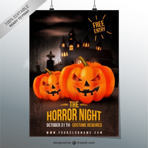 Free Halloween Flyer Templates Downloads