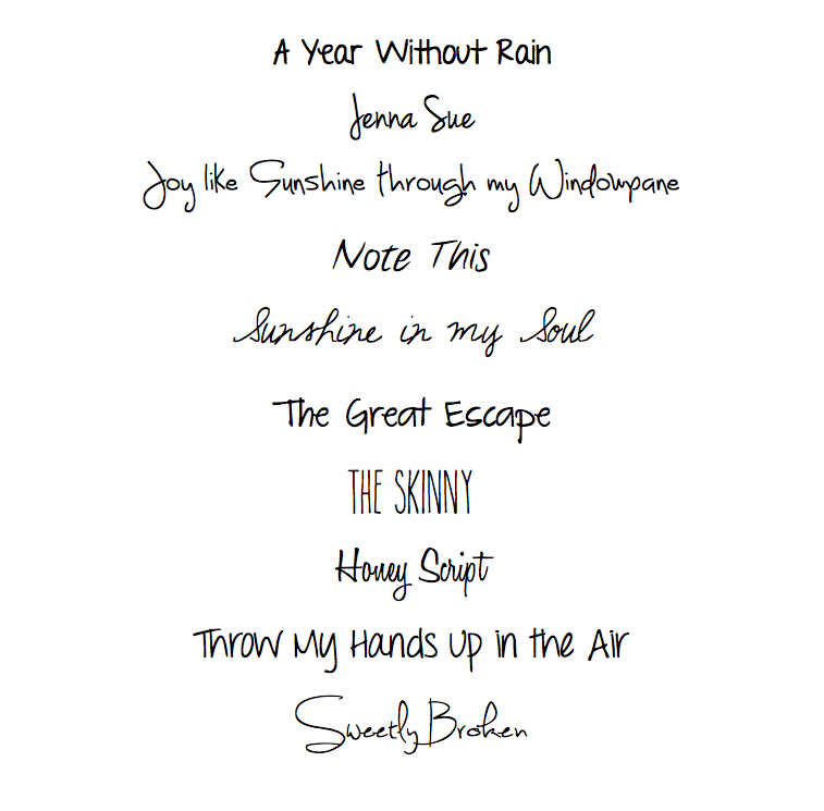 Free Handwritten Fonts Free Handwritten Fonts