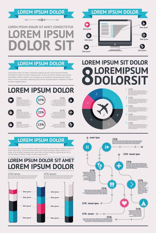 18 Free Vector Infographics Images