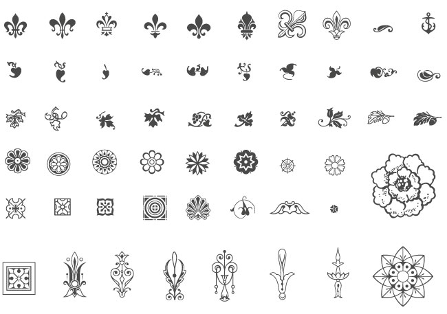 Free Ornaments Flourish Vectors