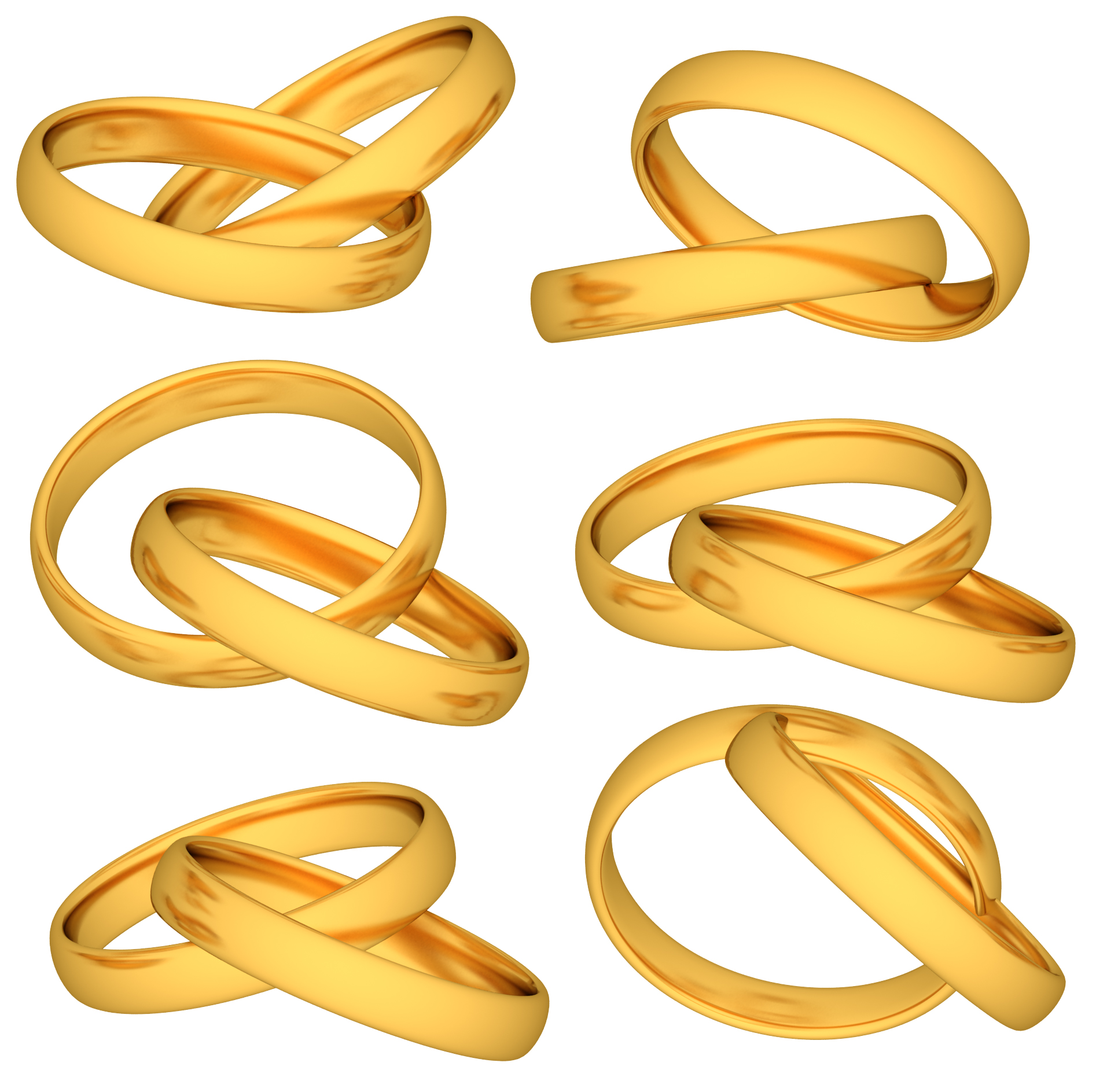 Free Photoshop PNG Files Wedding Rings