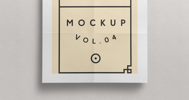Free Psd Poster Mockup Template