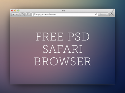 11 Safari Browser PSD Images