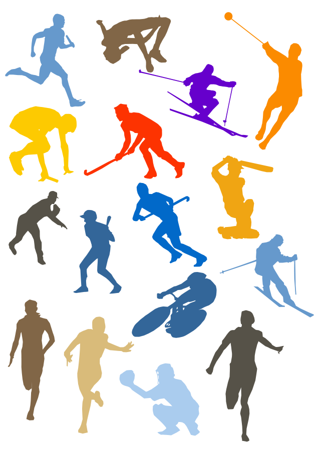 16 Sports Vector Clip Art Images