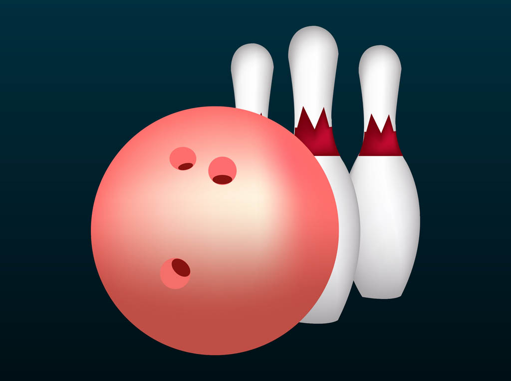 Free Vector Bowling Clip Art