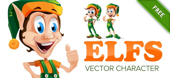 Free Vector Elf Character