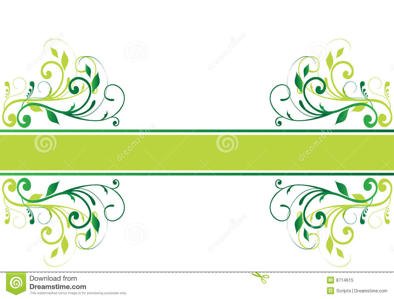 Free Vector Floral Banner