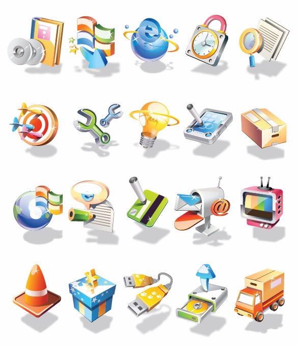 Free Vector Icons Set