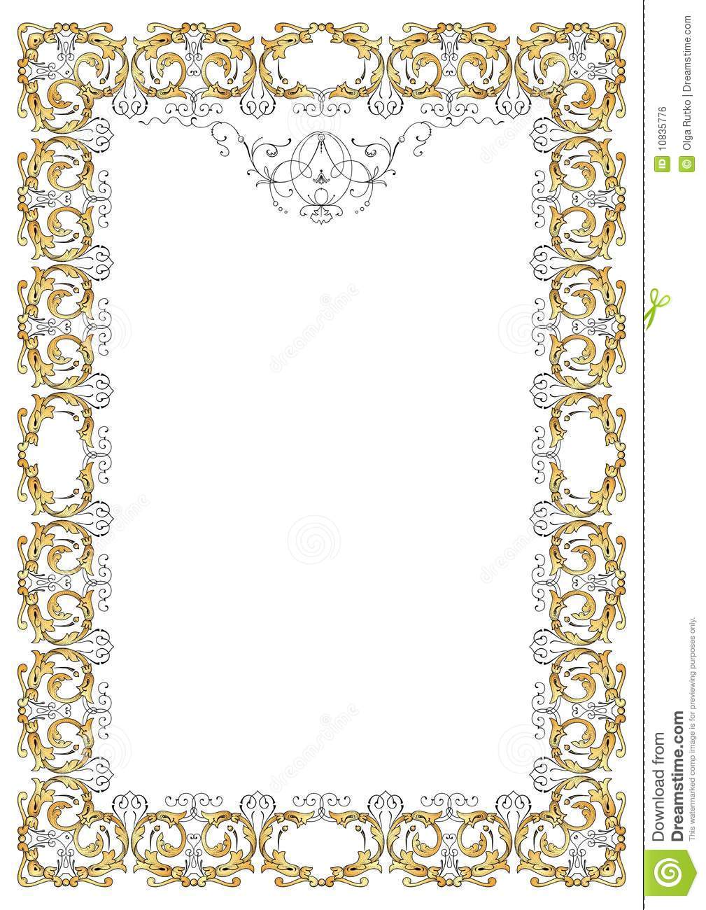 free clip art borders ornate - photo #11