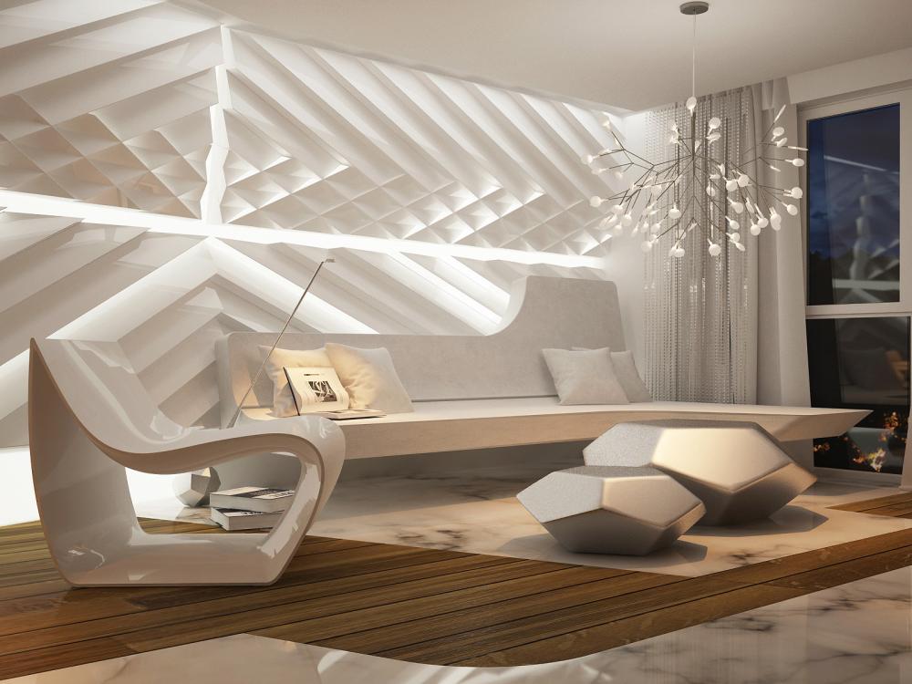 Futuristic House Interior Design