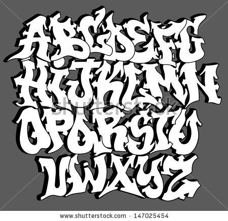 Graffiti Fonts Alphabet Letters