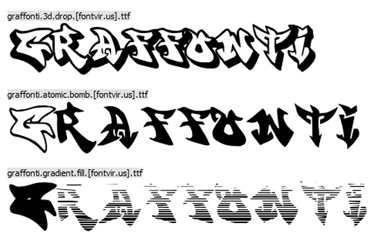 Graffiti Fonts Free Download