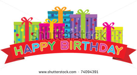 Happy Birthday Banner Clip Art