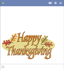 Happy Thanksgiving Emoticons