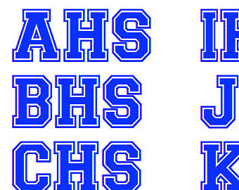 High School Sports Team Fonts