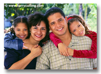Hispanic Family with Children