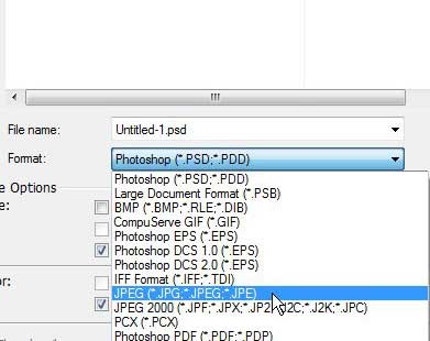 How to Convert PSD to JPG File Format
