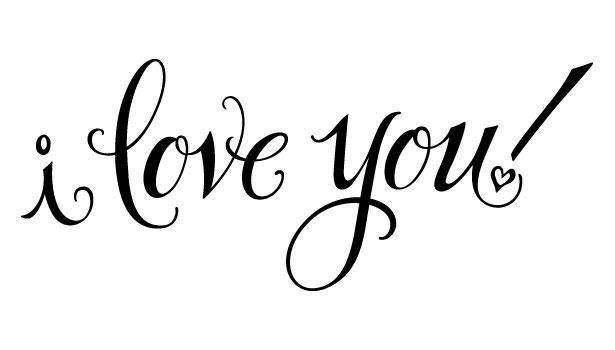 I Love You Font