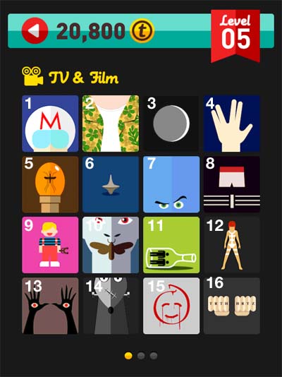 Icon Pop Quiz TV and Film Level-5