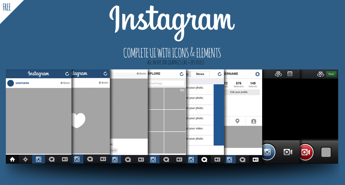 Instagram Icon Vector Free