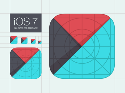 iOS 7 App Icon Template