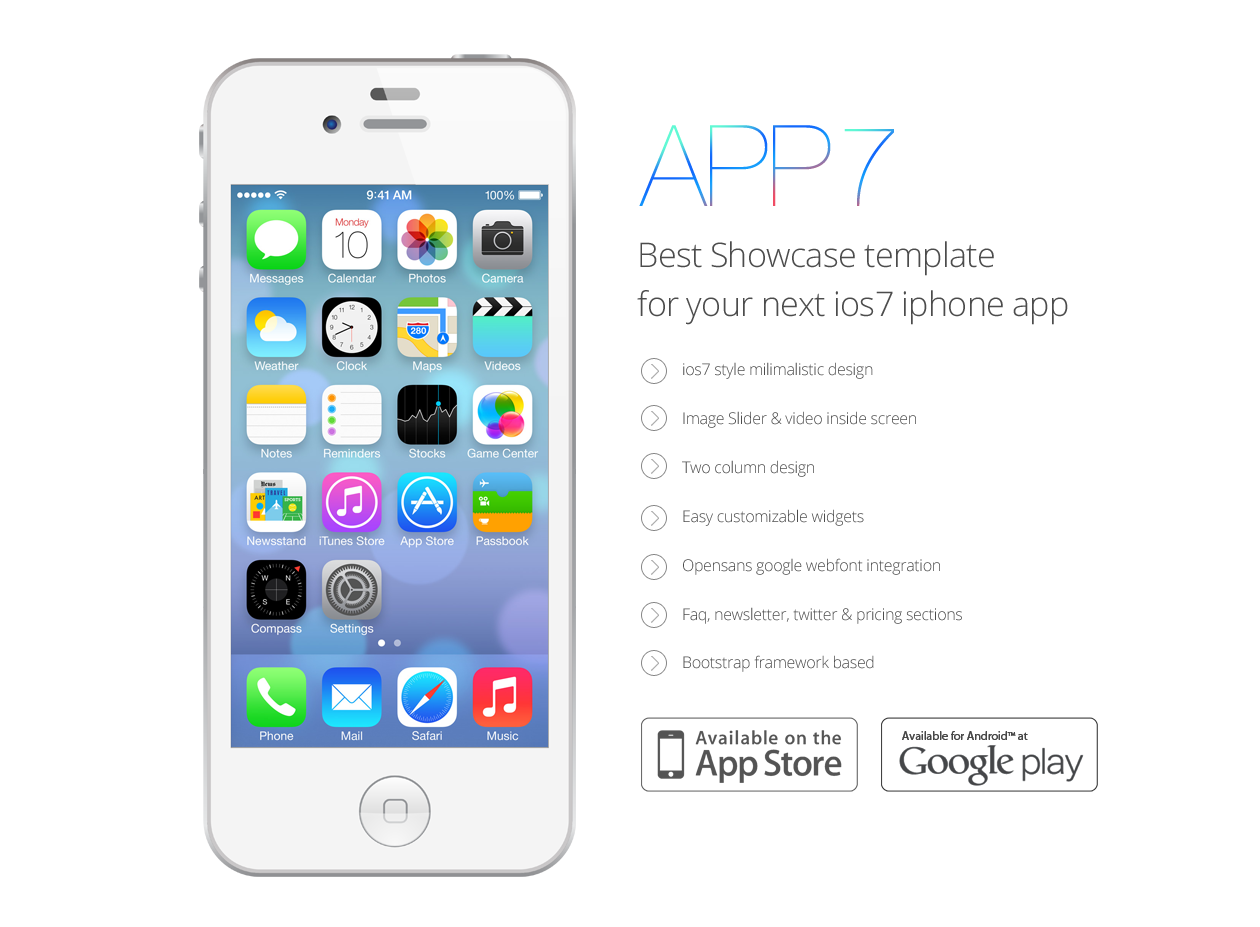 iOS 7 App Template