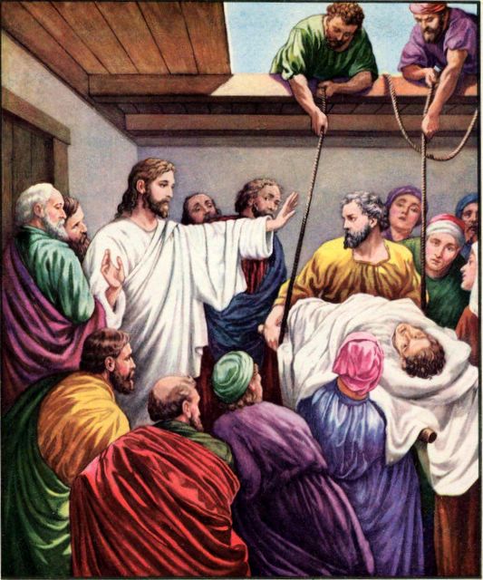 Jesus Healing the Paralytic Man