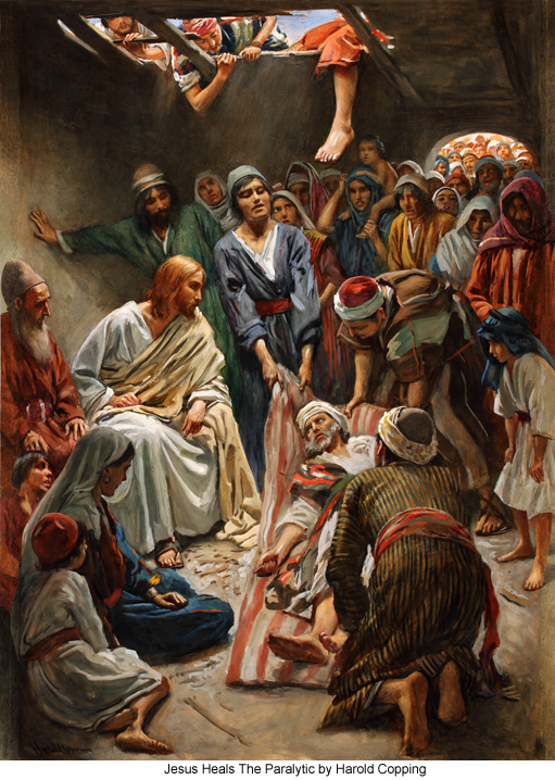 Jesus Heals Paralytic Man