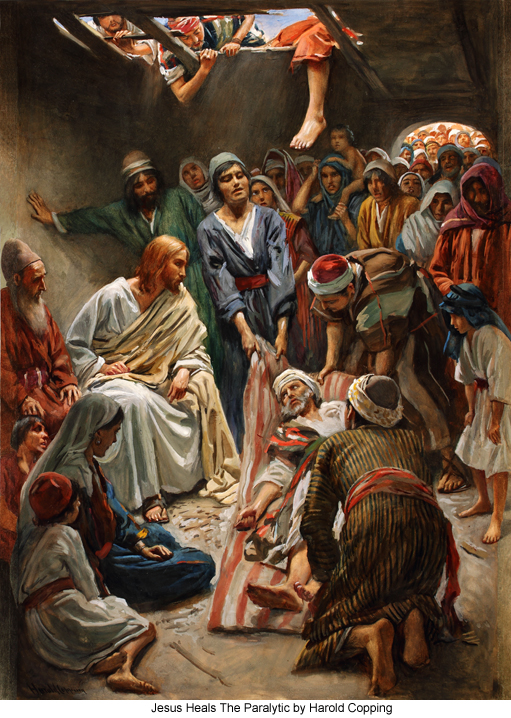 Jesus Heals Paralytic Man Jesus Heals Paralytic Man