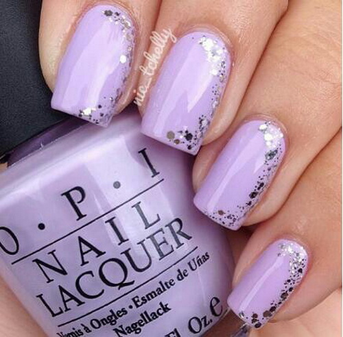 Light Purple Nail Designs