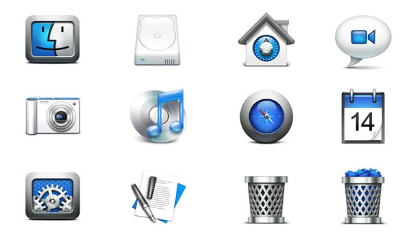 Mac OS X Icons Free